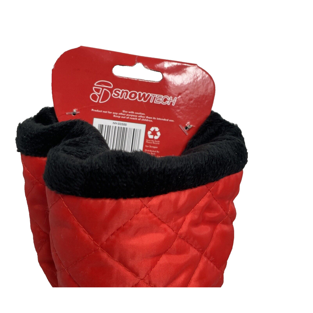 Snow Tech Ice Scraper Mitten Red - Picture 2 of 7